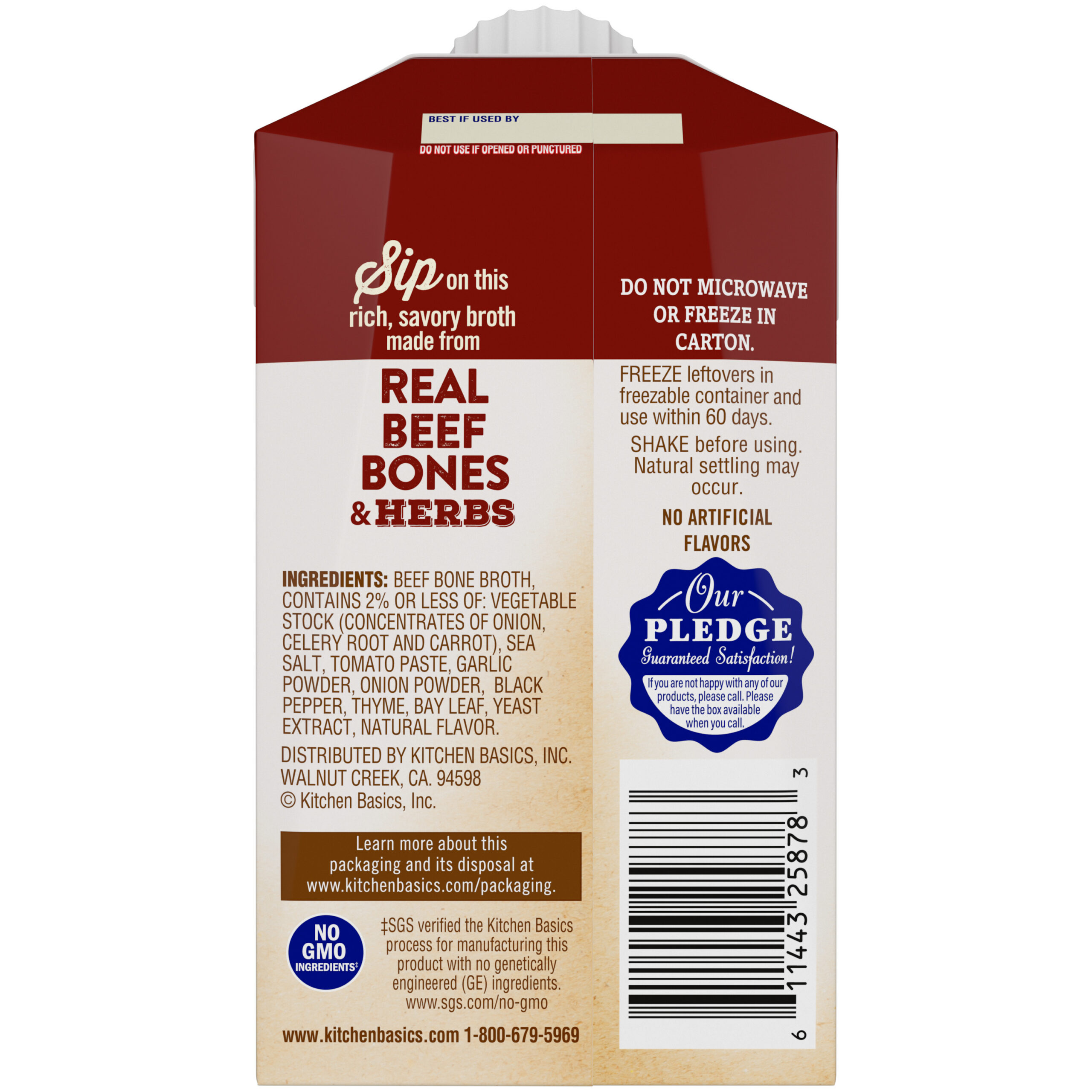 Original Beef Bone Broth, 8.25 oz