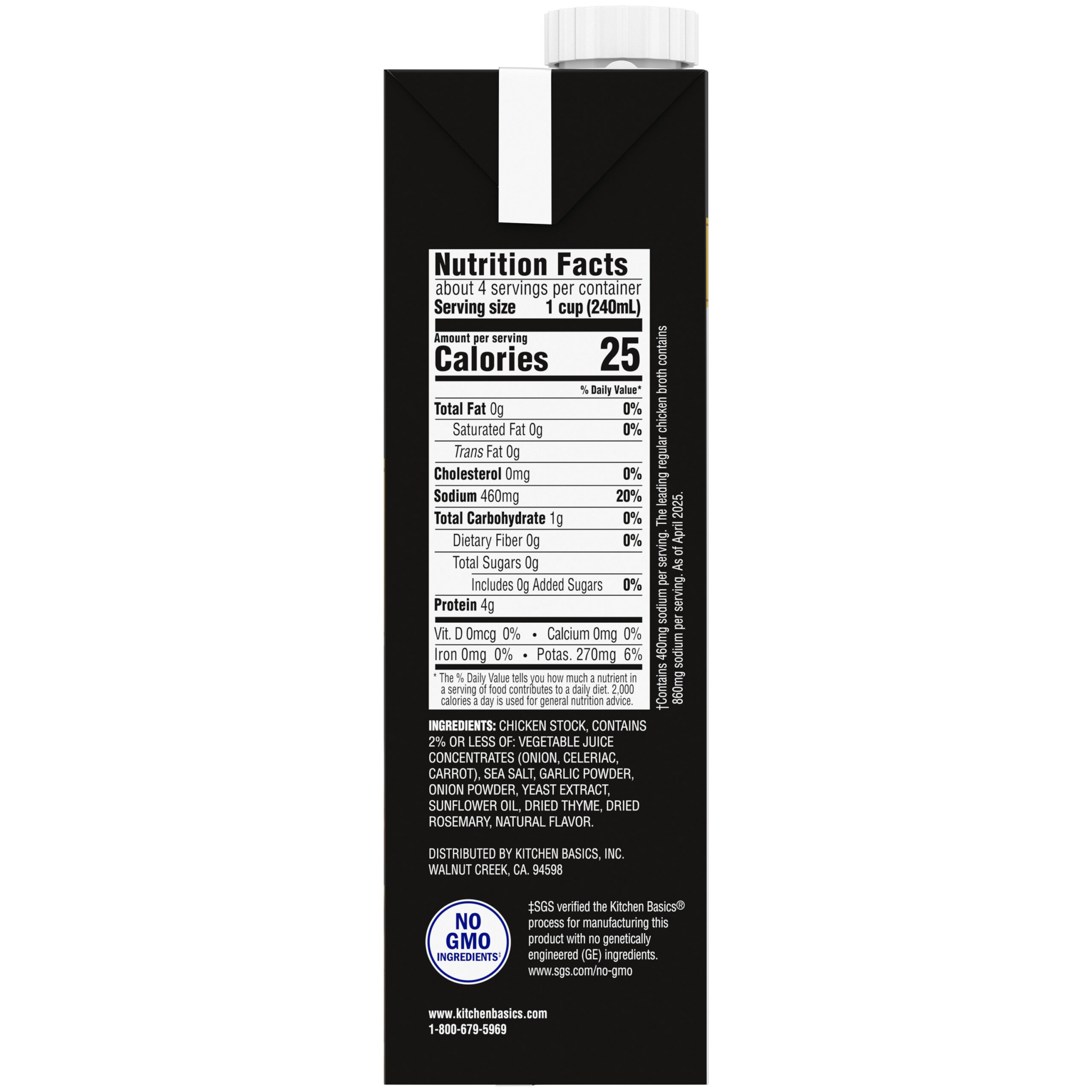 Roasted Chicken Garlic and Herb Culinary Stock, 32 oz