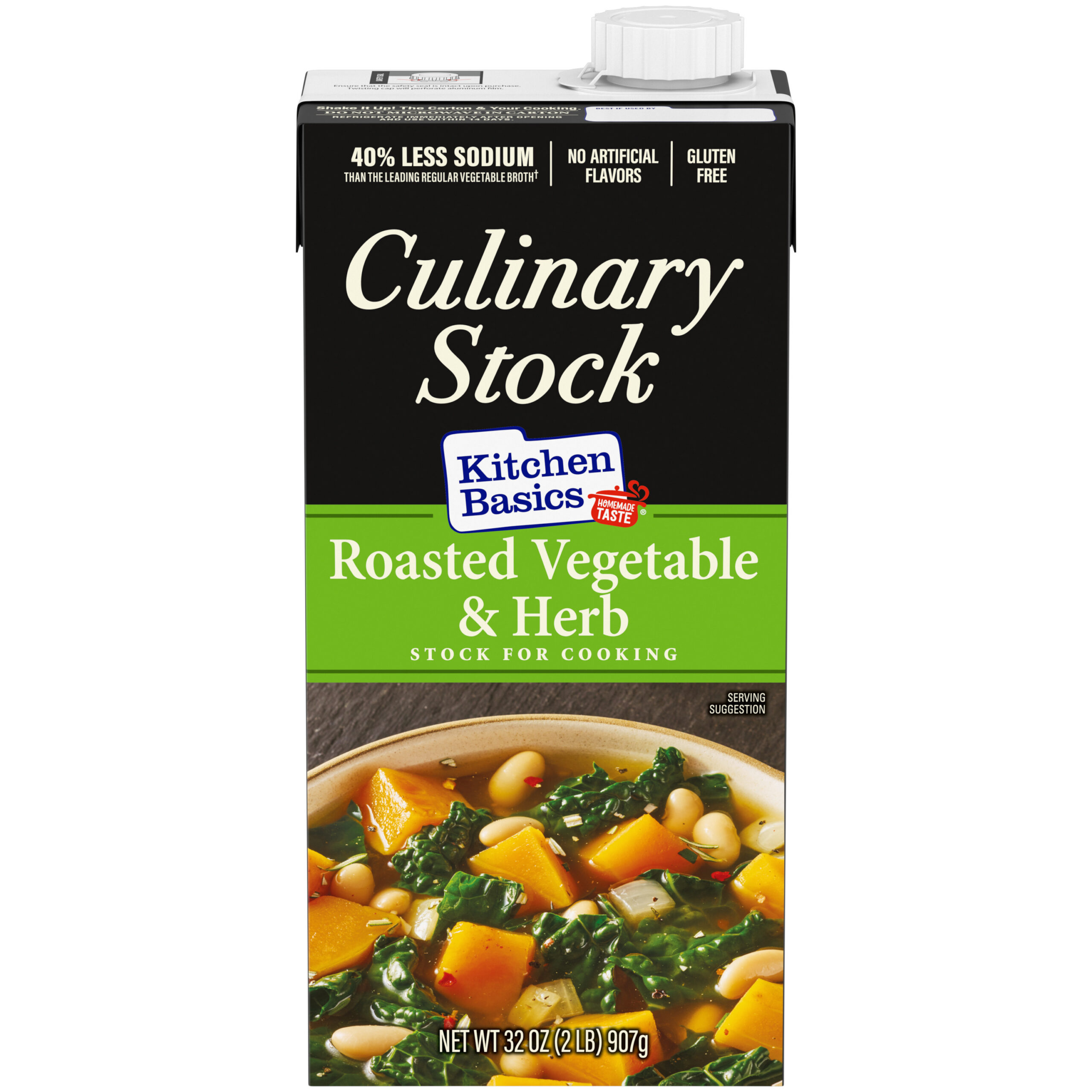 Roasted Vegetable and Herb Culinary Stock, 32 oz