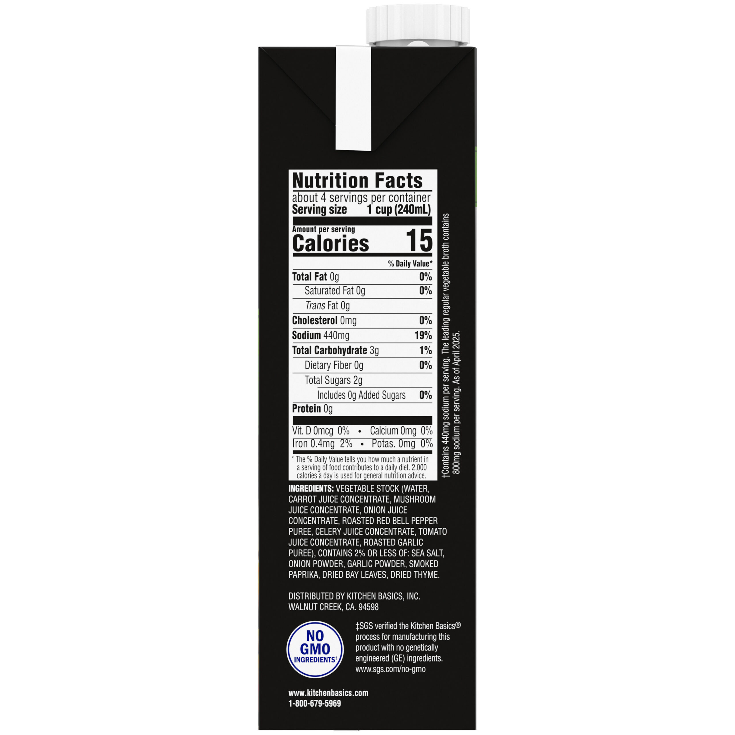 Roasted Vegetable and Herb Culinary Stock, 32 oz