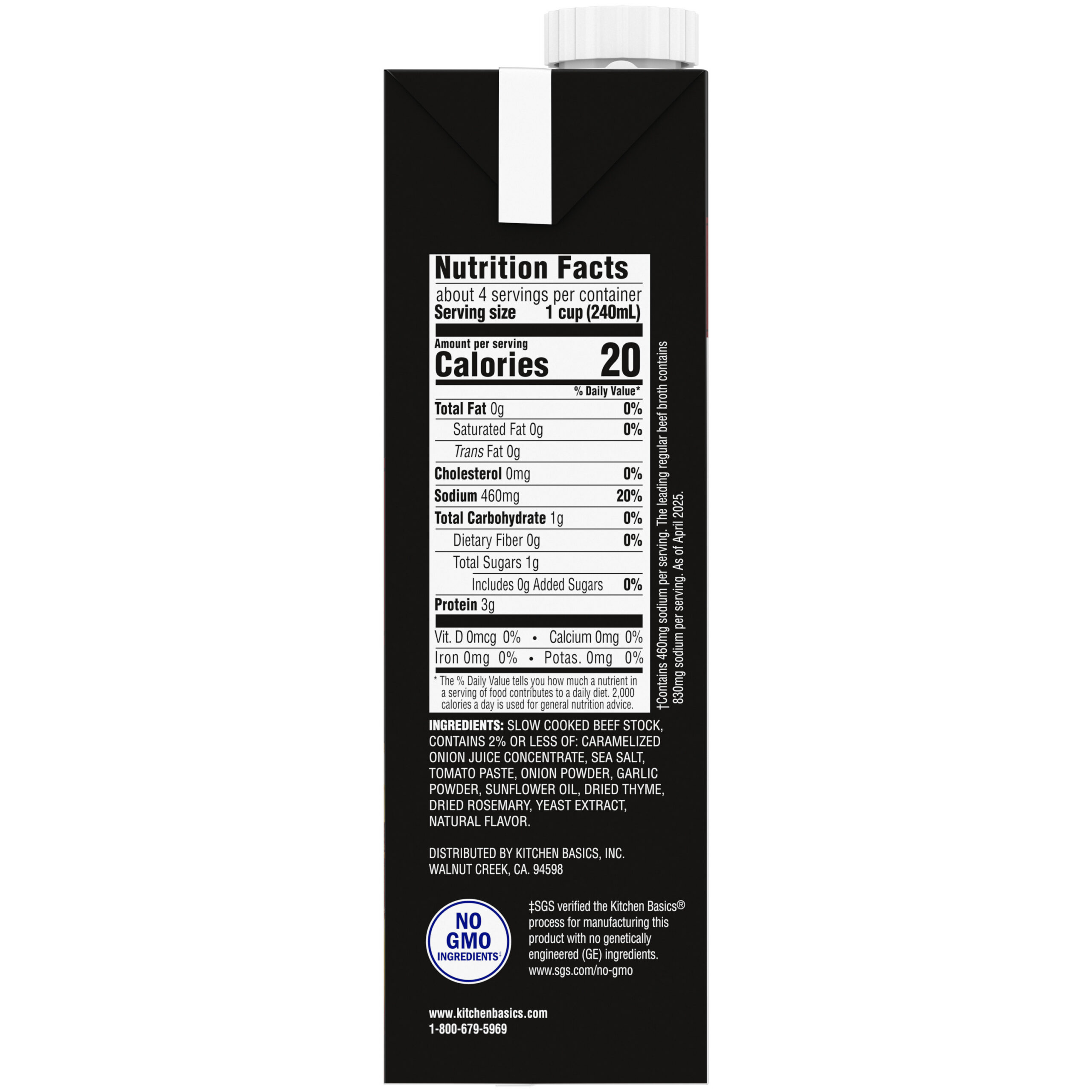 Slow Cooked Beef and Onion Culinary Stock, 32 oz