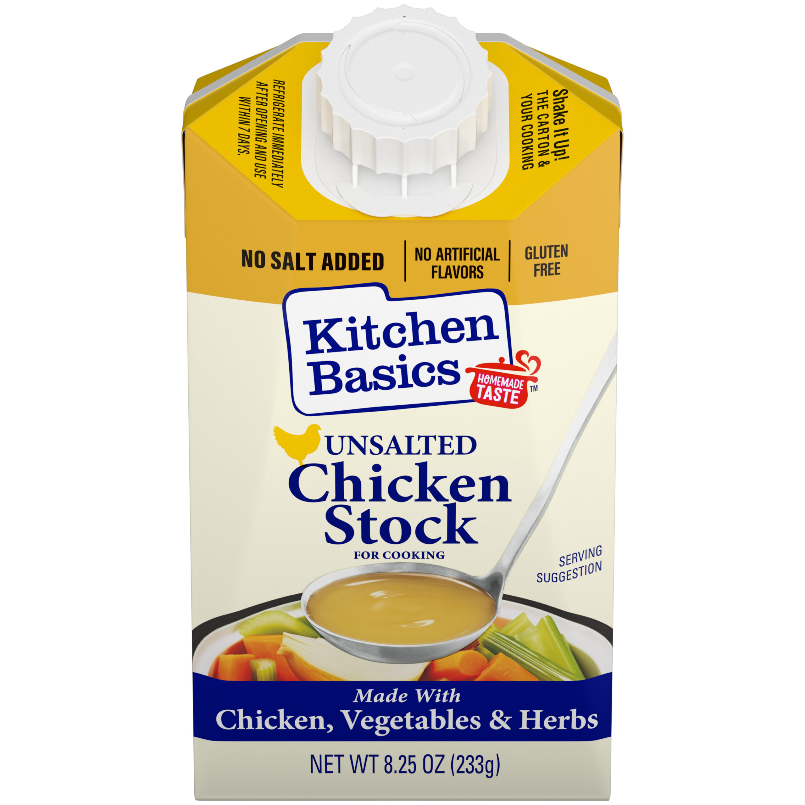 Unsalted Chicken Cooking Stock, 8.25 oz | Kitchen Basics