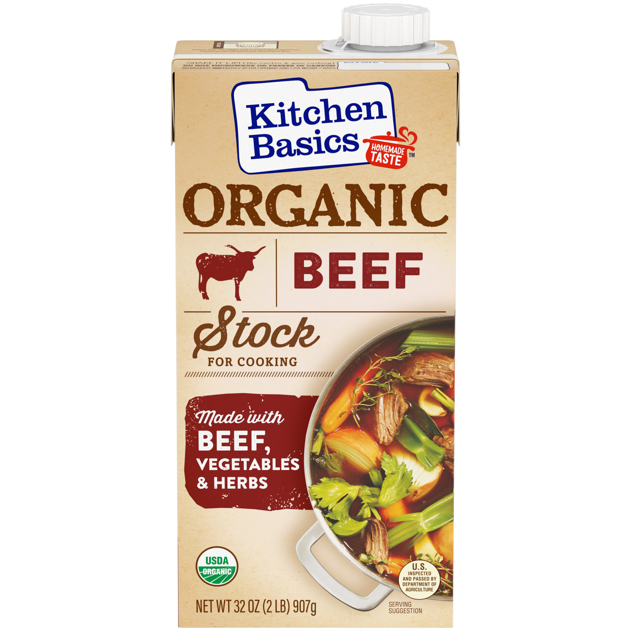 Organic Beef Stock, 32 oz