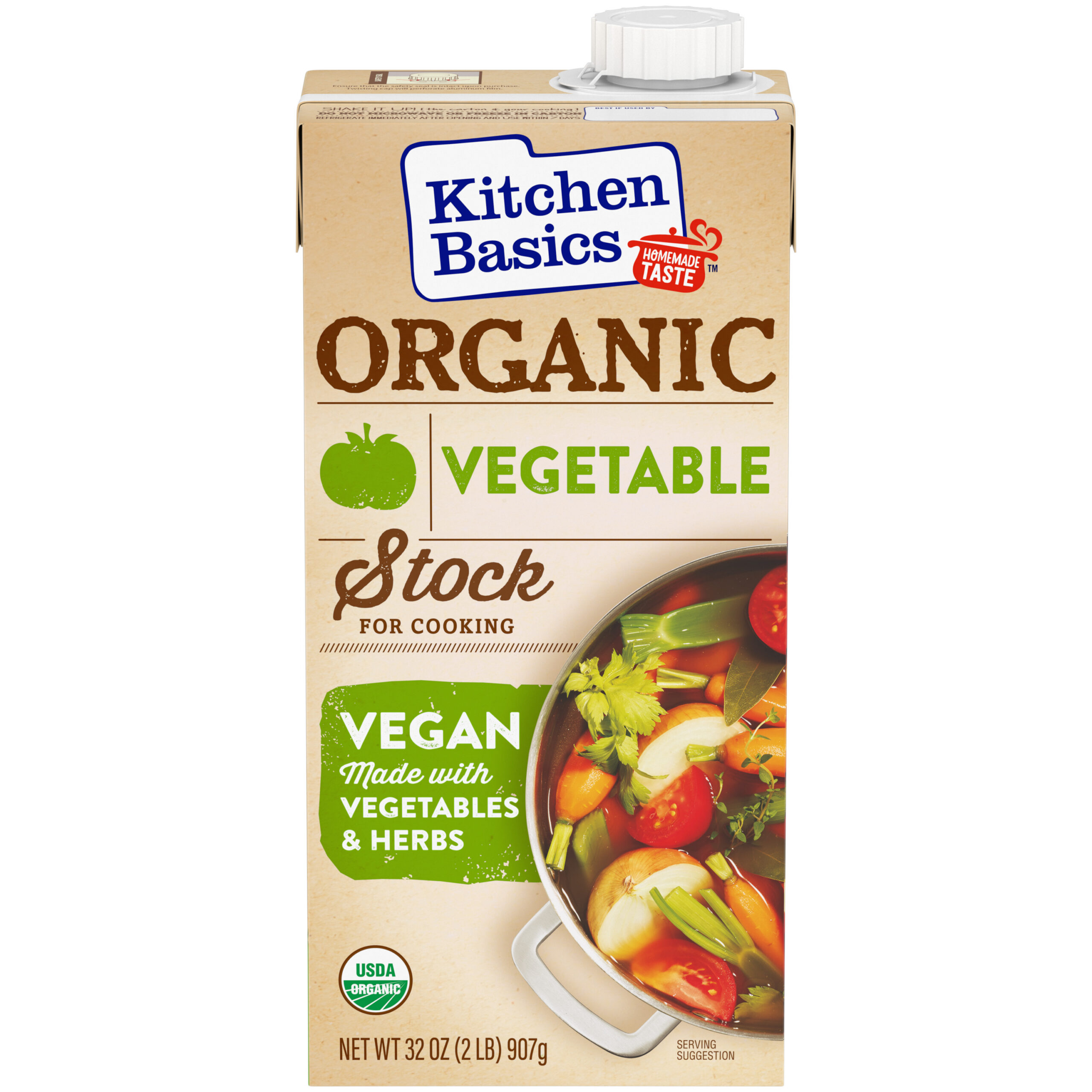 Organic Vegetable Stock, 32 oz