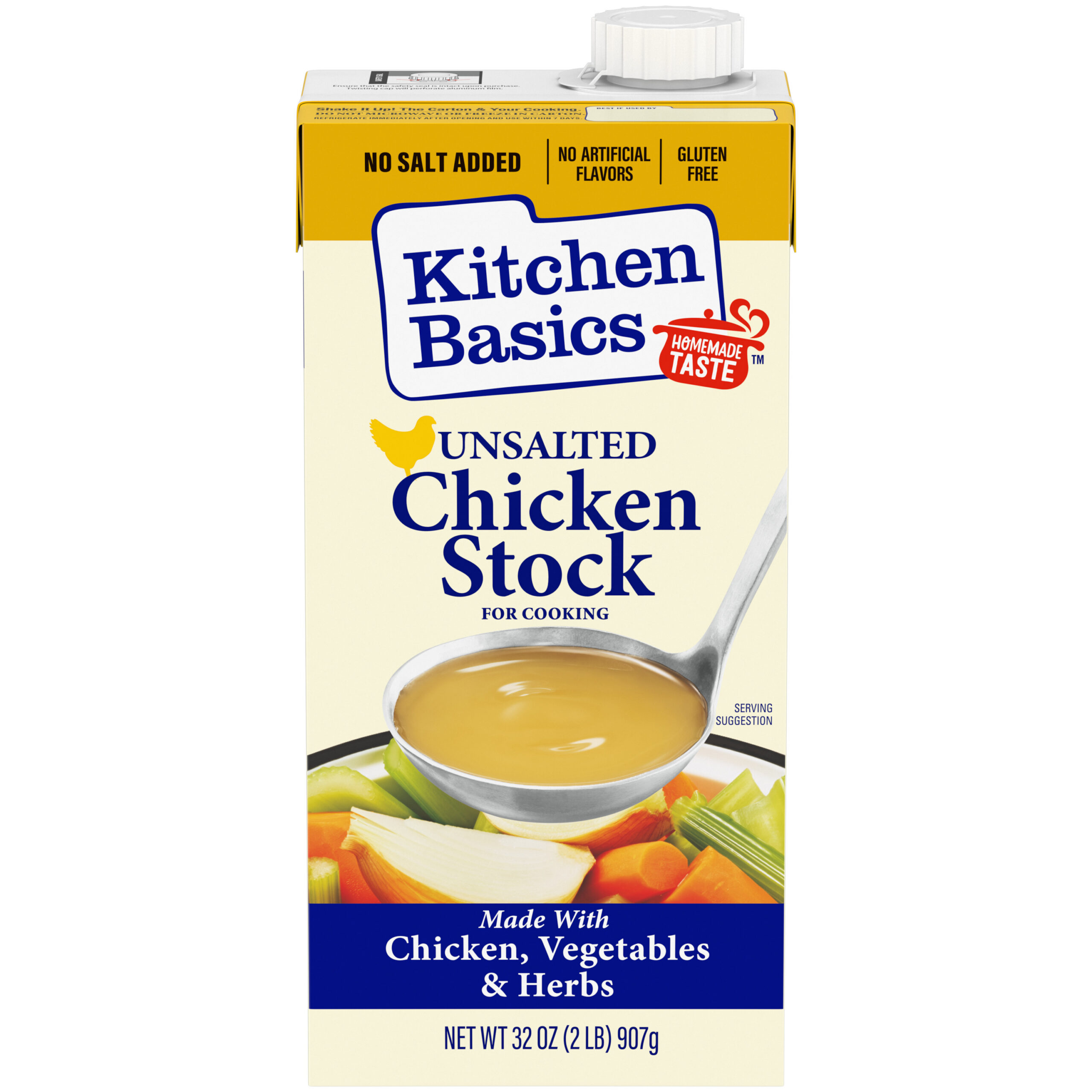 Unsalted Chicken Stock, 32 oz