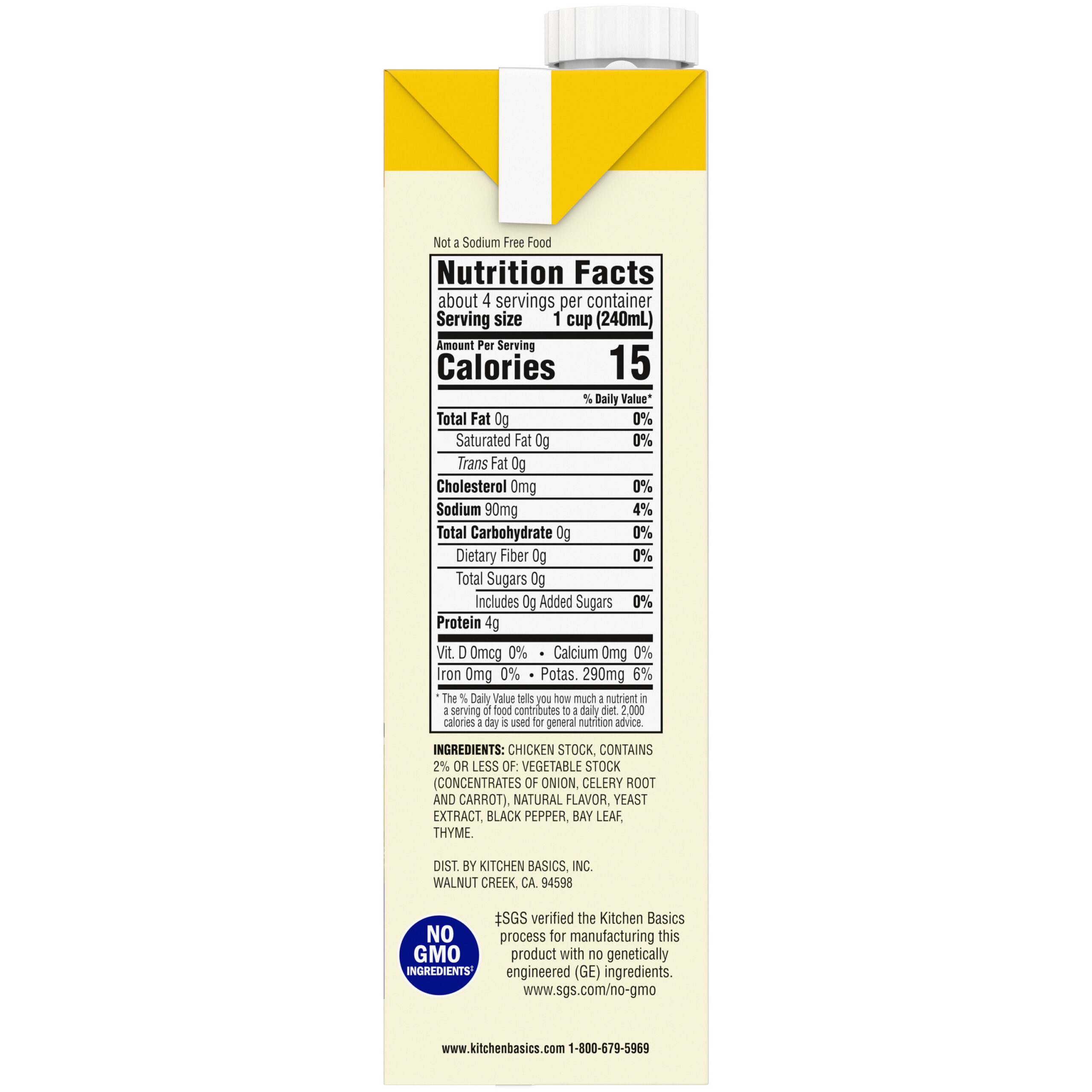 Unsalted Chicken Stock, 32 oz