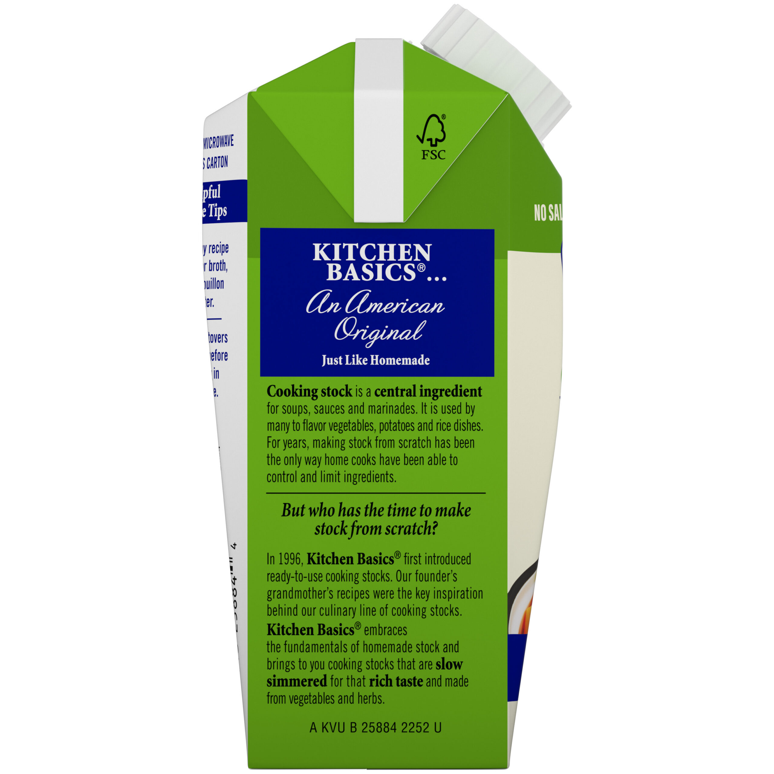 Unsalted Vegetable Stock, 8.25 oz