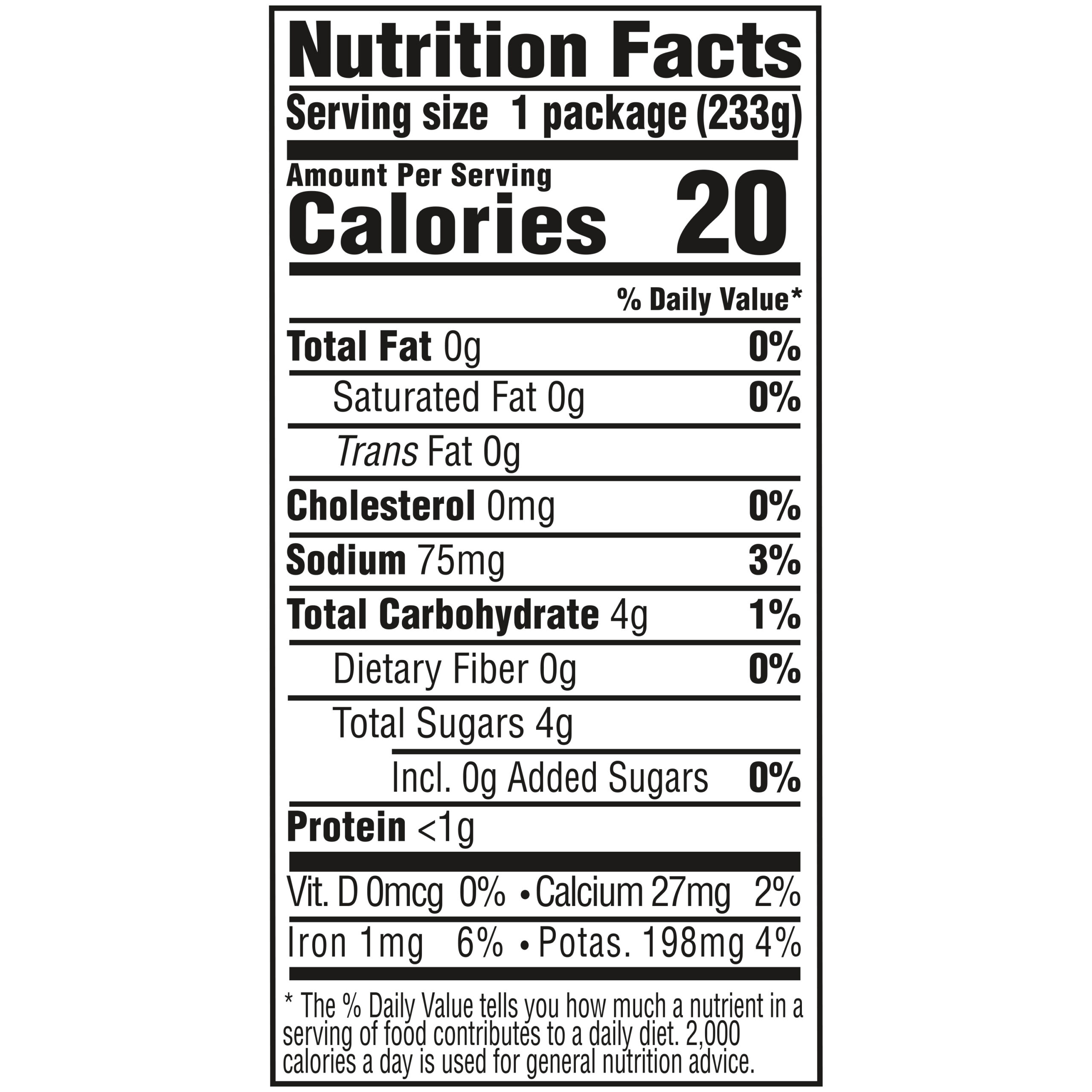 Unsalted Vegetable Stock, 8.25 oz