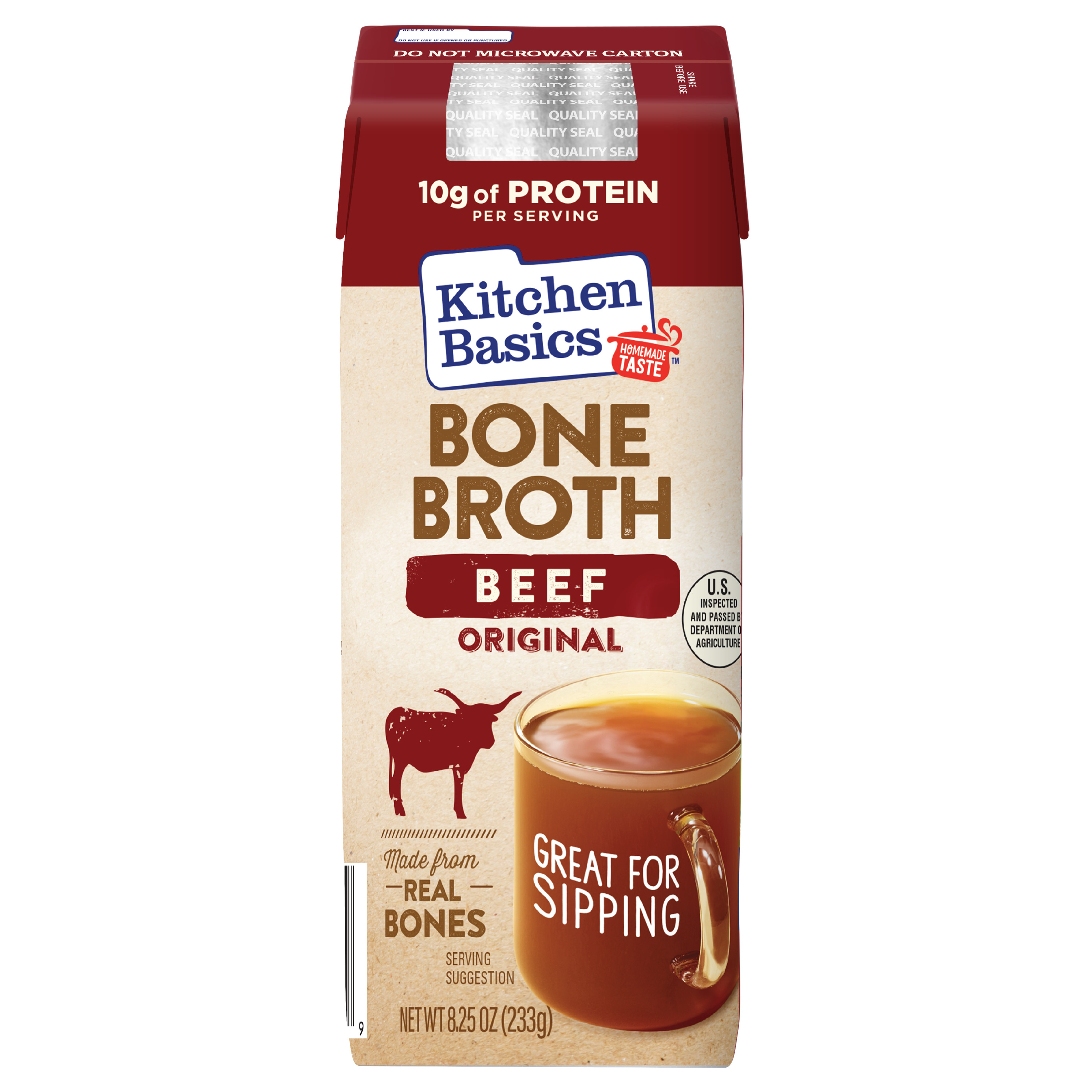 Original Beef Bone Broth, 8.25 oz | Kitchen Basics