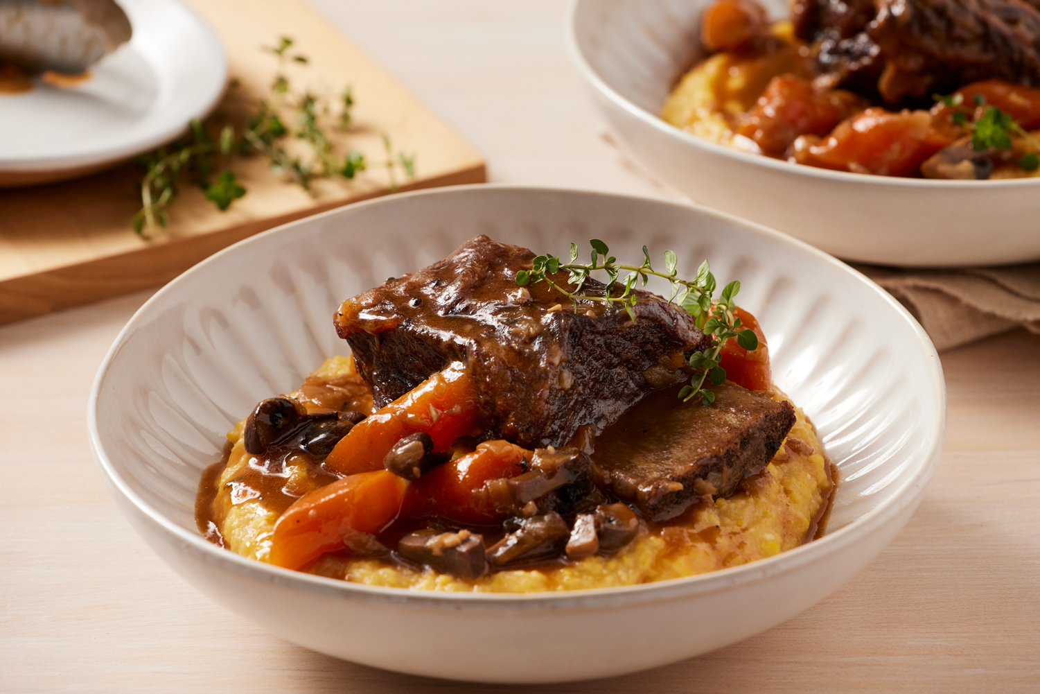 Short Ribs Creamy Polenta