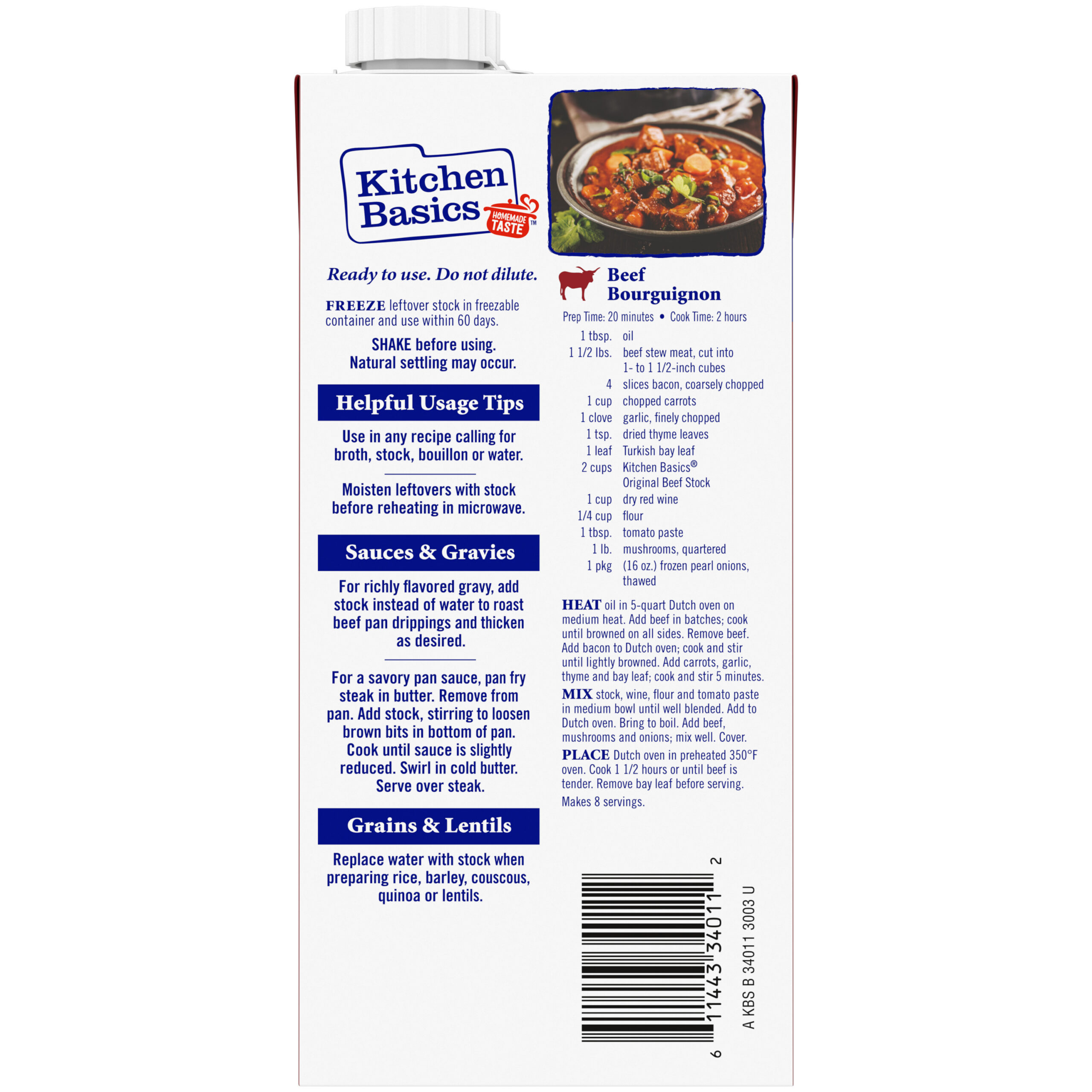 Original Beef Stock, 32 oz