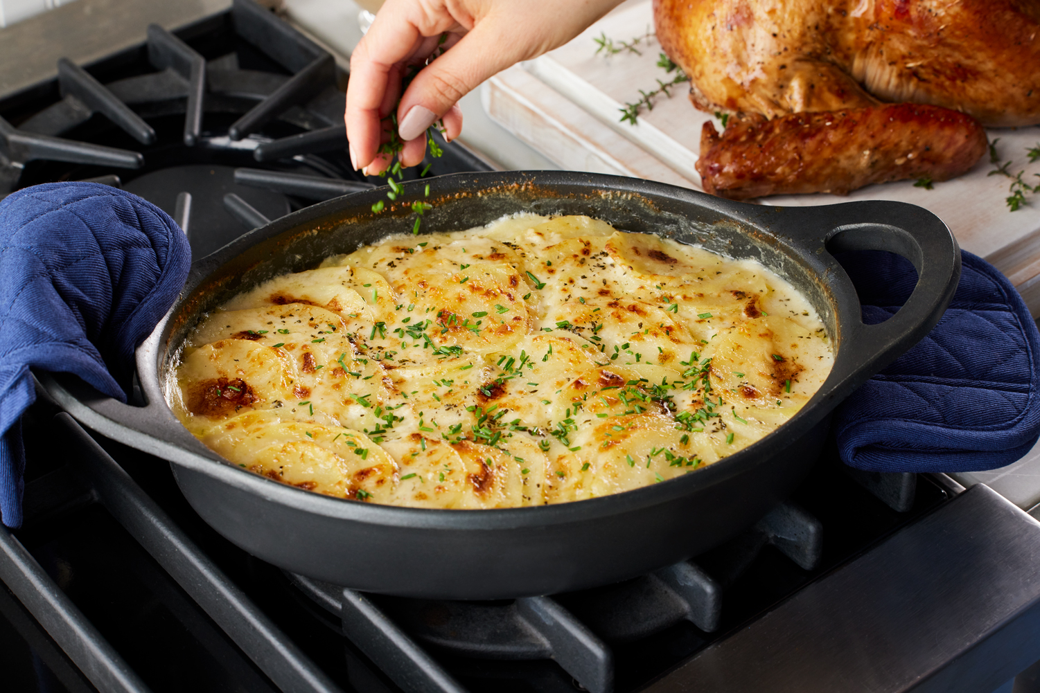 Au Gratin Potatoes Side Dish Recipe | Kitchen Basics